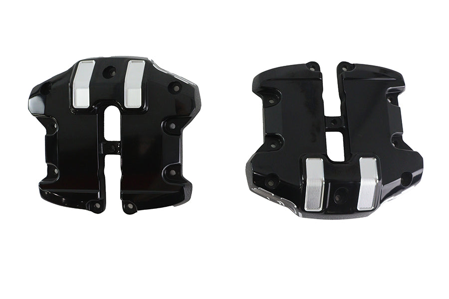 V-Twin Manufacturing M8 Rocker Box Set Black