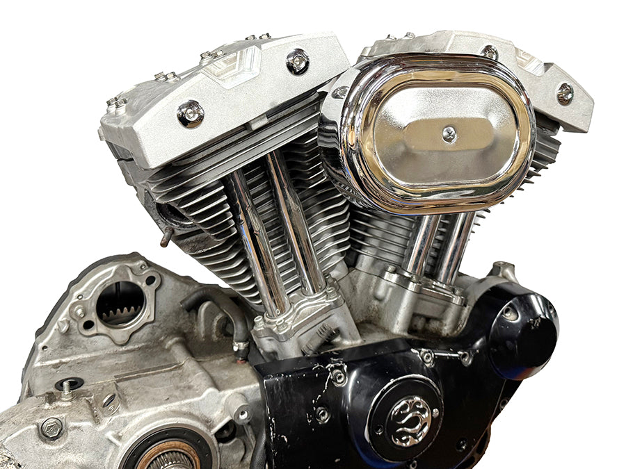 V-Twin Manufacturing XL Shovelhead Rocker Box Cover Set Natural Cast - additional view 2