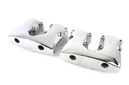 V-Twin Manufacturing Shovelhead Rocker Box Cover Set Chrome