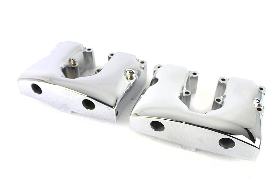 V-Twin Manufacturing Shovelhead Rocker Box Cover Set Chrome