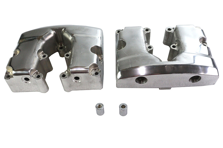 V-Twin Manufacturing Shovelhead Rocker Box Cover Set Polished