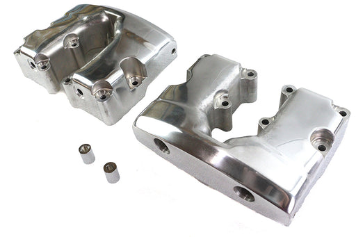 V-Twin Manufacturing Shovelhead Rocker Box Cover Set Polished - additional view 2