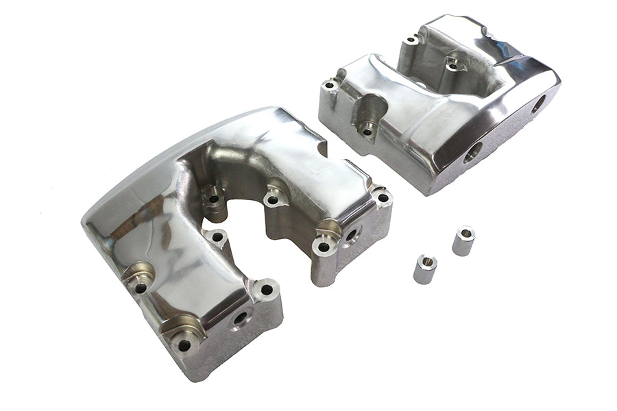 V-Twin Manufacturing Shovelhead Rocker Box Cover Set Polished - additional view 3