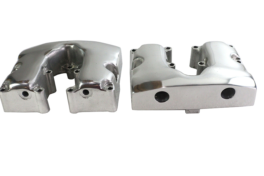 V-Twin Manufacturing Replica Shovelhead Rocker Box Cover Set Polished