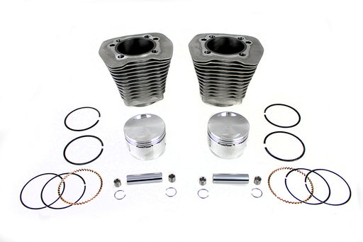 V-Twin Manufacturing 88 Evolution Big Bore Cylinder Kit Silver