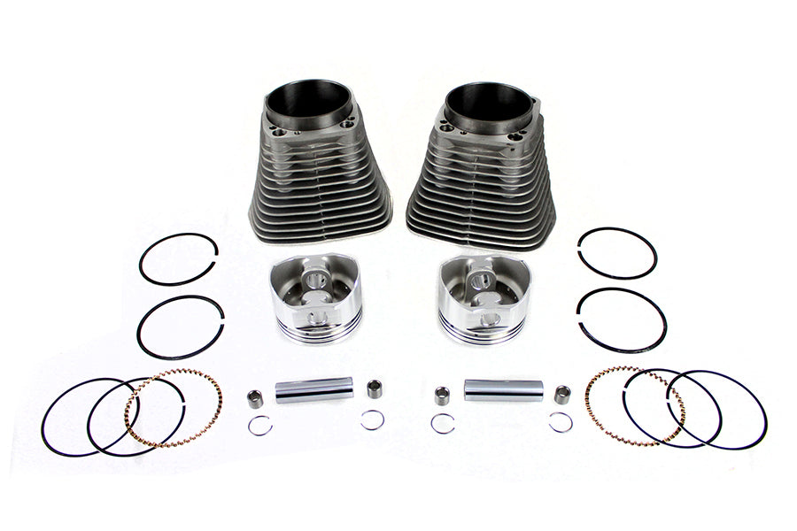 V-Twin Manufacturing 88 Evolution Big Bore Cylinder Kit Silver - additional view 3