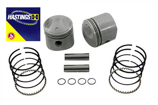 V-Twin Manufacturing Replica 74 Overhead Valve Piston Set.010 Oversize - additional view 2