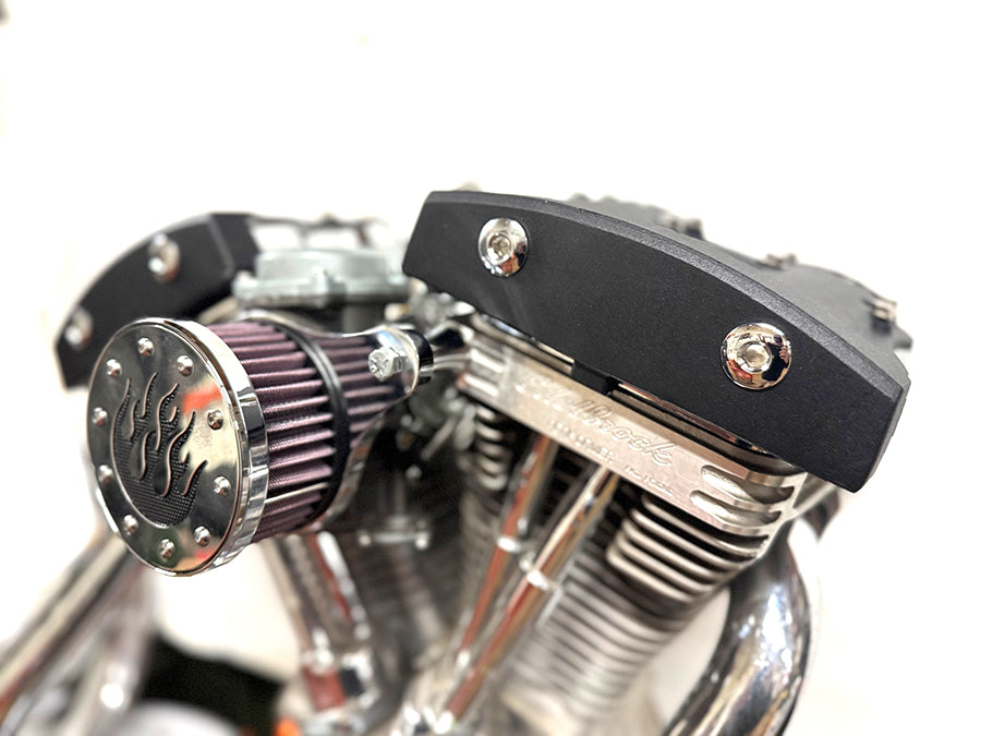 V-Twin Manufacturing Evolution Shovelhead Rocker Box Cover Set - additional view 3