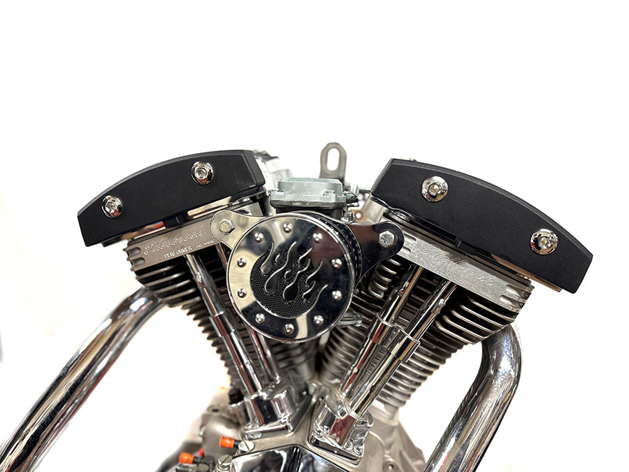 V-Twin Manufacturing Evolution Shovelhead Rocker Box Cover Set - additional view 4