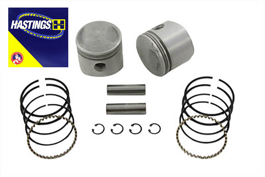 V-Twin Manufacturing 74 Overhead Valve Piston Set.010 Oversize