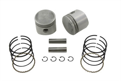 V-Twin Manufacturing 74 Overhead Valve Piston Set.040 Oversize