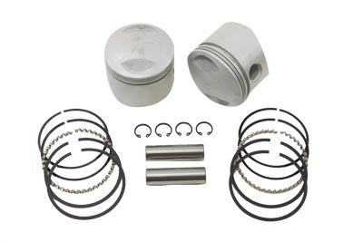 V-Twin Manufacturing 80 Overhead Valve Piston Set.010 Oversize