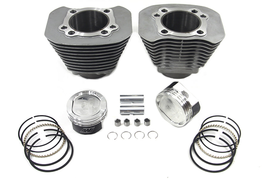 V-Twin Manufacturing 1200cc Cylinder and Piston Conversion Kit Silver