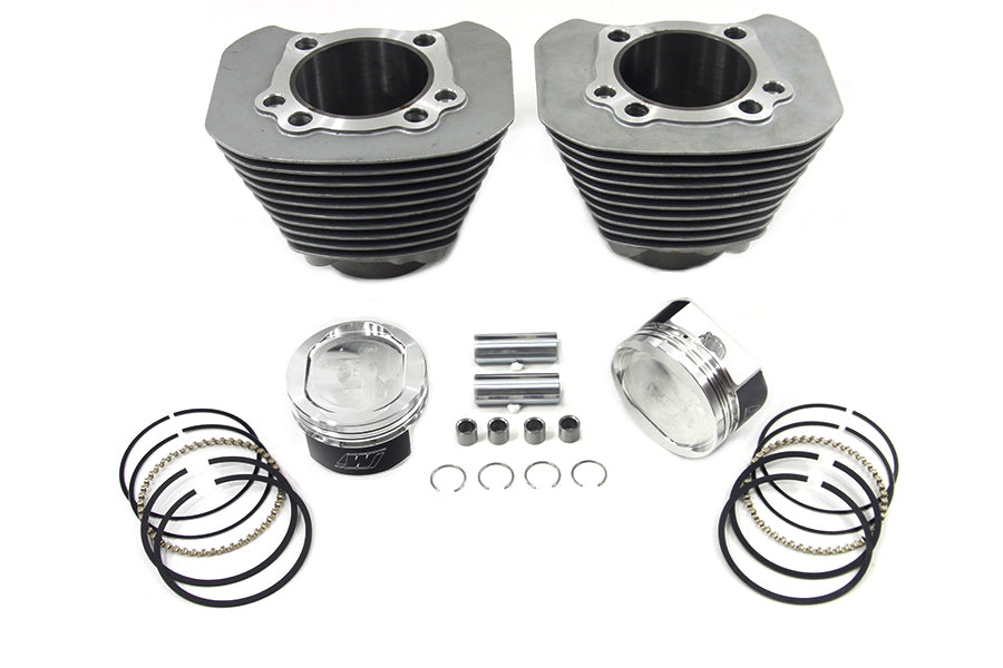 V-Twin Manufacturing 1200cc Cylinder and Piston Conversion Kit Silver - additional view 3