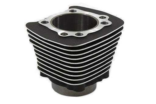 V-Twin Manufacturing Replica 1200cc Black Wrinkle Finish Cylinder - additional view 2