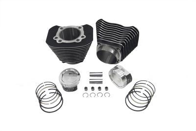 V-Twin Manufacturing 1200cc Cylinder and Piston Conversion Kit Black - additional view 2