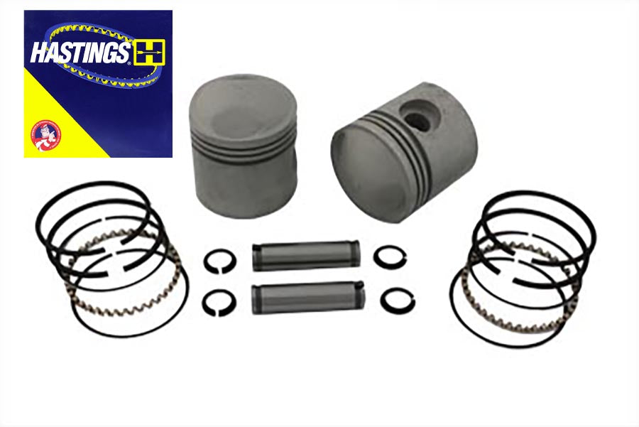 V-Twin Manufacturing 61 Overhead Valve 3-5/16" Piston Set Standard Size - additional view 2