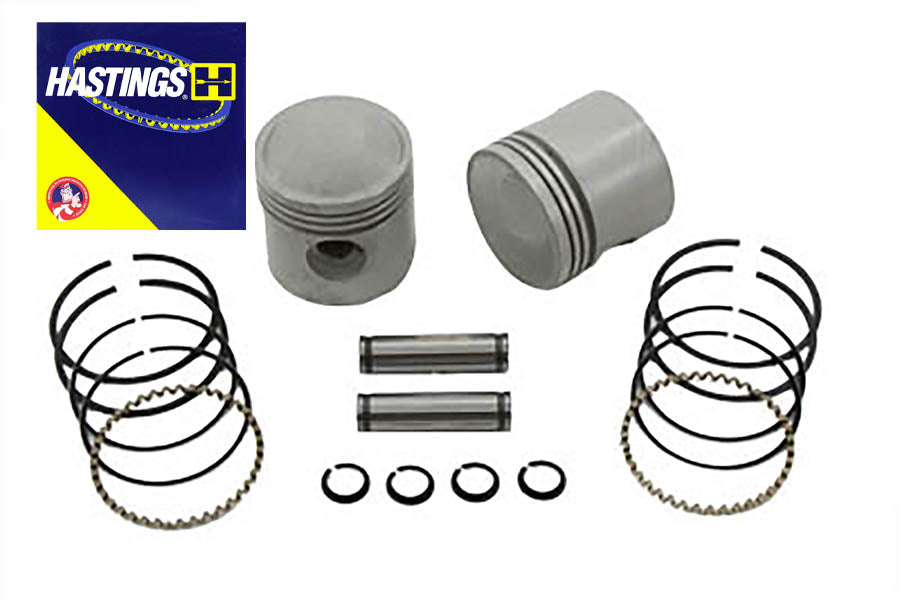 V-Twin Manufacturing 3-5/16 Piston Set.020 Oversize
