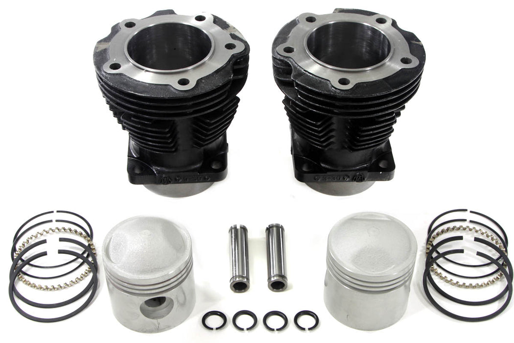 V-Twin Manufacturing Replica 61 Knucklehead Cylinder Set Black - additional view 2