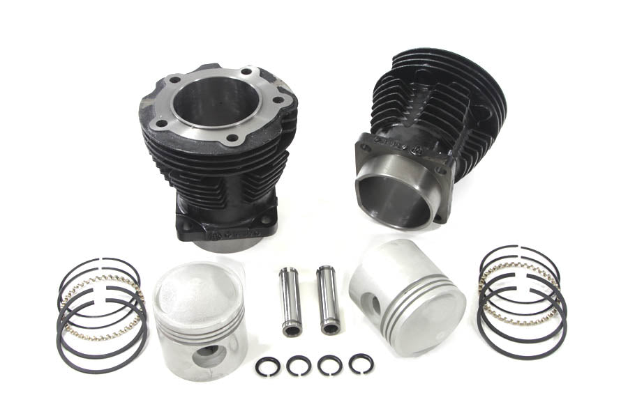 V-Twin Manufacturing Replica 61 Knucklehead Cylinder Set Black - additional view 3