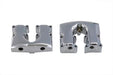 V-Twin Manufacturing Shovelhead Rocker Box Cover Set Chrome