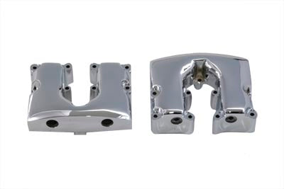 V-Twin Manufacturing Shovelhead Rocker Box Cover Set Chrome