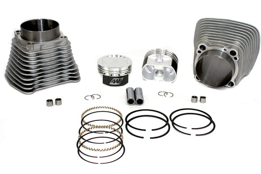 V-Twin Manufacturing 1200cc Cylinder and Piston Conversion Kit Silver