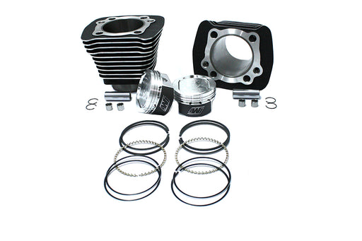 V-Twin Manufacturing 1200cc Cylinder and Piston Conversion Kit Black