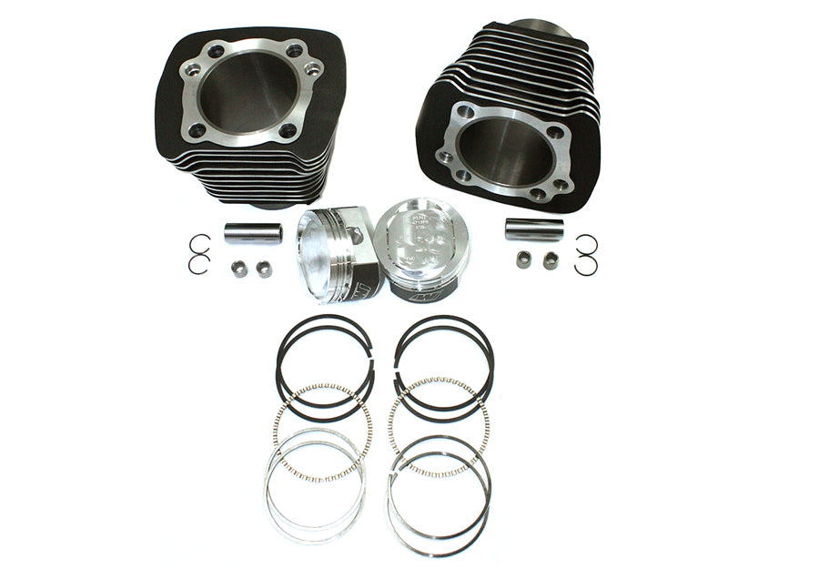 V-Twin Manufacturing 1200cc Cylinder and Piston Conversion Kit Black - additional view 2