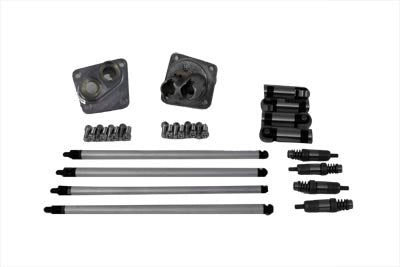 V-Twin Manufacturing Hydraulic Tappet Block Kit Zinc Finish