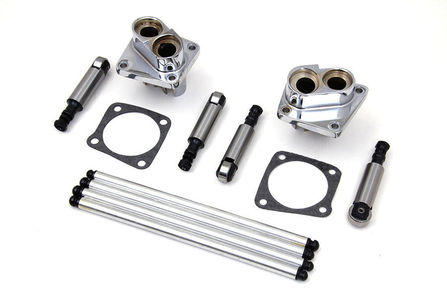 V-Twin Manufacturing Solid Tappet Kit Chrome Finish - additional view 4