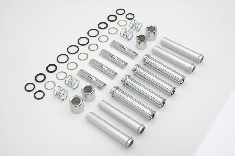 V-Twin Manufacturing TC-88 Pushrod Cover Kit Chrome - additional view 3