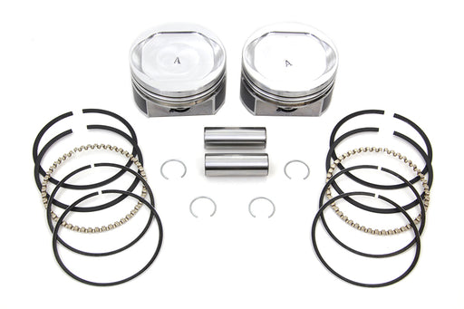 V-Twin Manufacturing 883cc to 1200 cc Conversion Piston Set Standard 3.498", "