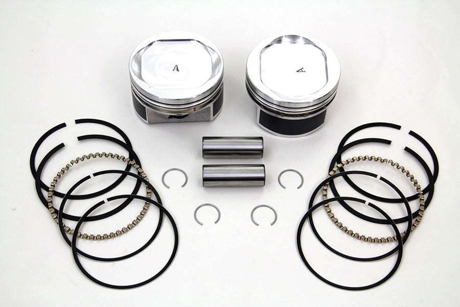 V-Twin Manufacturing 883cc to 1200 cc Conversion Piston Set Standard 3.498", " - additional view 2