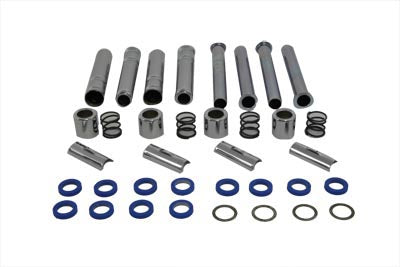 V-Twin Manufacturing Knucklehead Pushrod Cover Kit Chrome