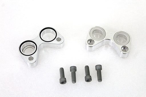 V-Twin Manufacturing XL Tappet Base Set Natural Alloy