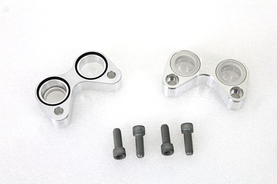V-Twin Manufacturing XL Tappet Base Set Natural Alloy