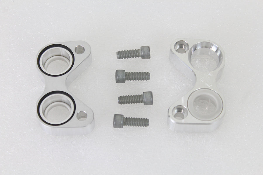 V-Twin Manufacturing XL Tappet Base Set Natural Alloy - additional view 2