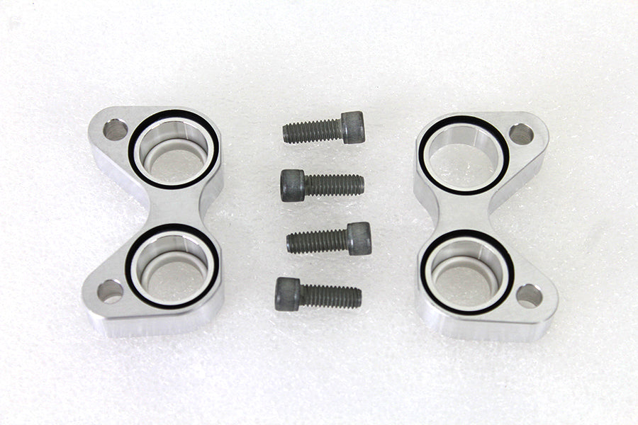 V-Twin Manufacturing XL Tappet Base Set Natural Alloy - additional view 3