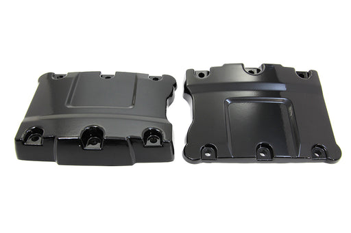 V-Twin Manufacturing Top Rocker Box Gloss Black Cover Set