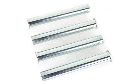V-Twin Manufacturing Replica Inner Pushrod Cover Tube Set White Zinc Plated