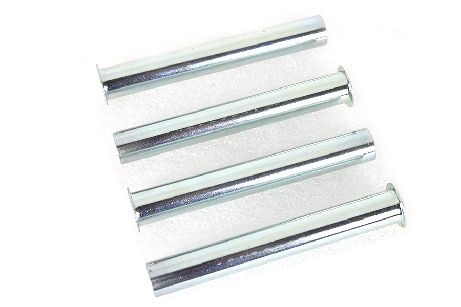 V-Twin Manufacturing Replica Inner Pushrod Cover Tube Set White Zinc Plated