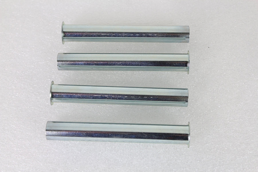 V-Twin Manufacturing Replica Inner Pushrod Cover Tube Set White Zinc Plated - additional view 2