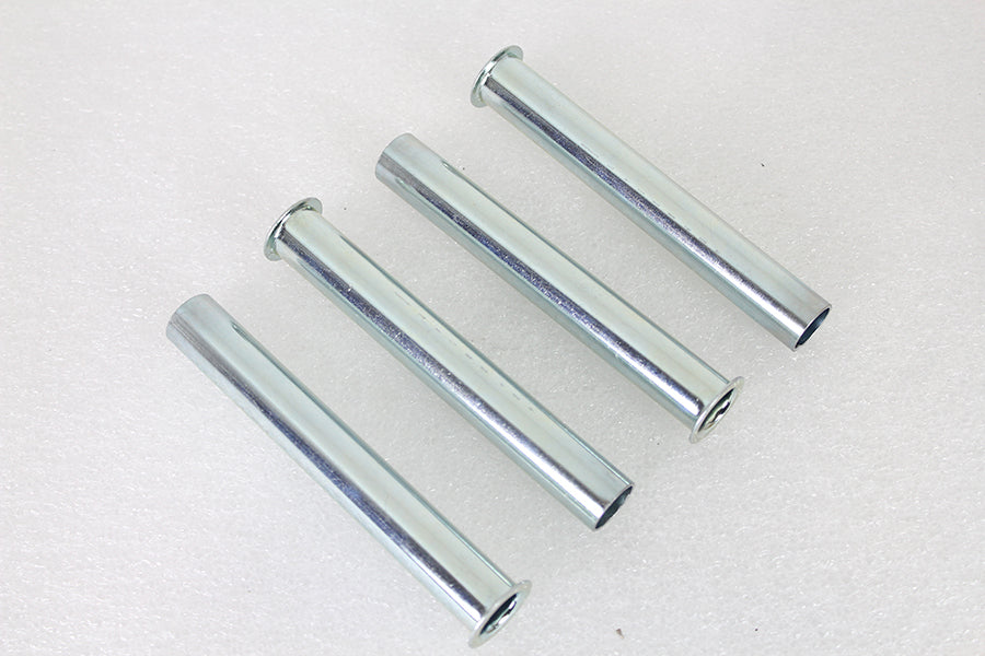 V-Twin Manufacturing Replica Inner Pushrod Cover Tube Set White Zinc Plated - additional view 3