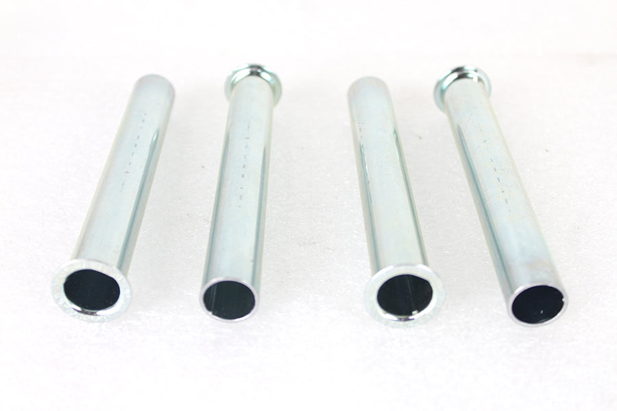 V-Twin Manufacturing Replica Inner Pushrod Cover Tube Set White Zinc Plated - additional view 4