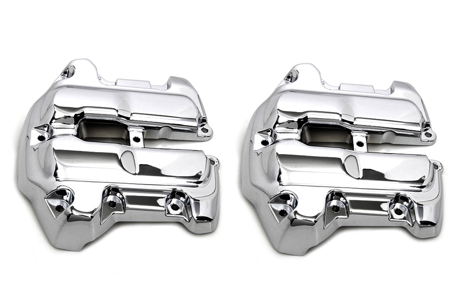 V-Twin Manufacturing M8 Rocker Box Cover Set Chrome