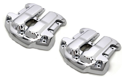 V-Twin Manufacturing M8 Rocker Box Cover Set Chrome - additional view 2