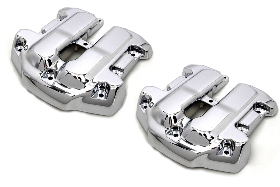 V-Twin Manufacturing M8 Rocker Box Cover Set Chrome - additional view 2