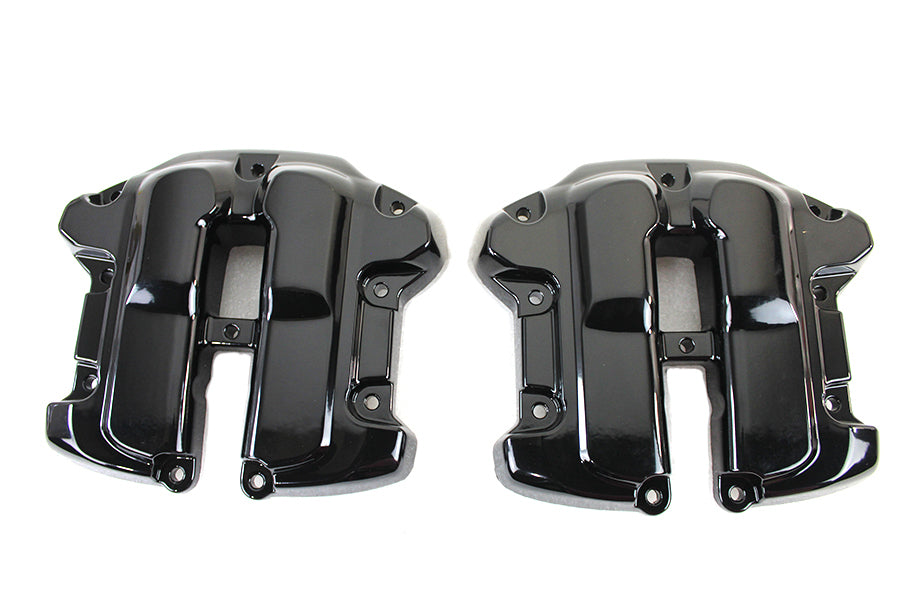 V-Twin Manufacturing M8 Rocker Box Cover Set Black