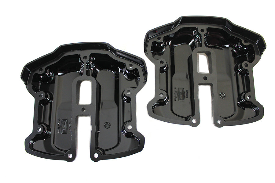 V-Twin Manufacturing M8 Rocker Box Cover Set Black - additional view 3